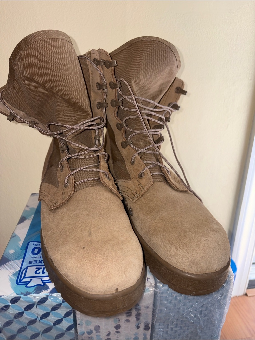 Vibram hot weather army combat boots men’s 10